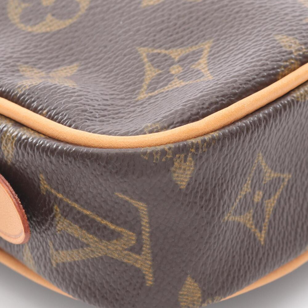 Louis Vuitton Bag Leather Canvas Bandouliere Shoulder Marly Monogram Brown - Picture 8 of 9